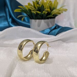 Golden Big Hoop Earring / Balie Style