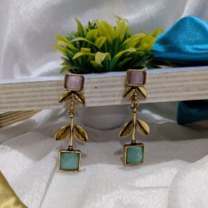 Fancy Golden Earrings