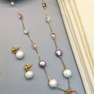 Fancy Brass Mala Set