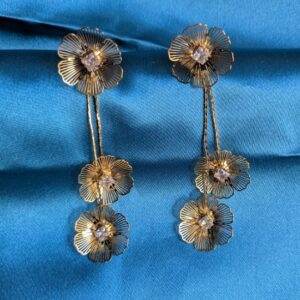 Western Wear Fancy Flower Earrings