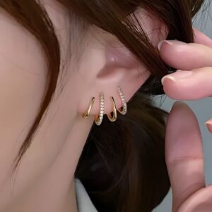 Claw Shape Stone Stud Earrings